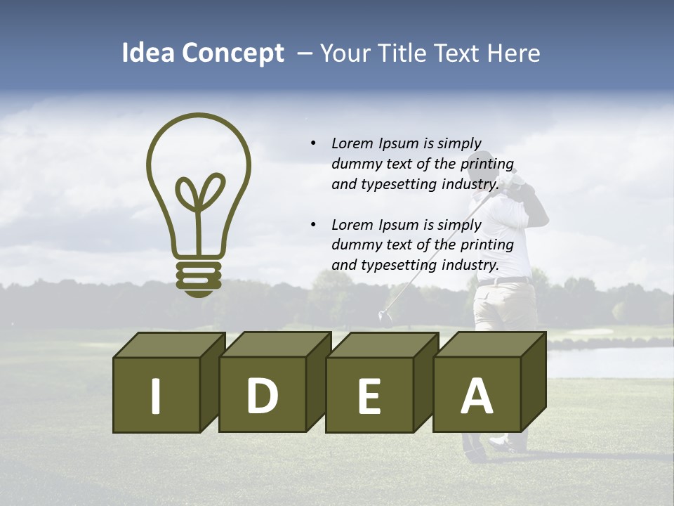 Active Sport Color PowerPoint Template