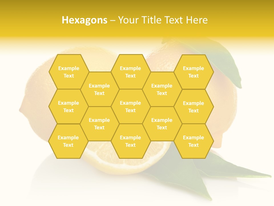 Lemon Ripe Fruit PowerPoint Template