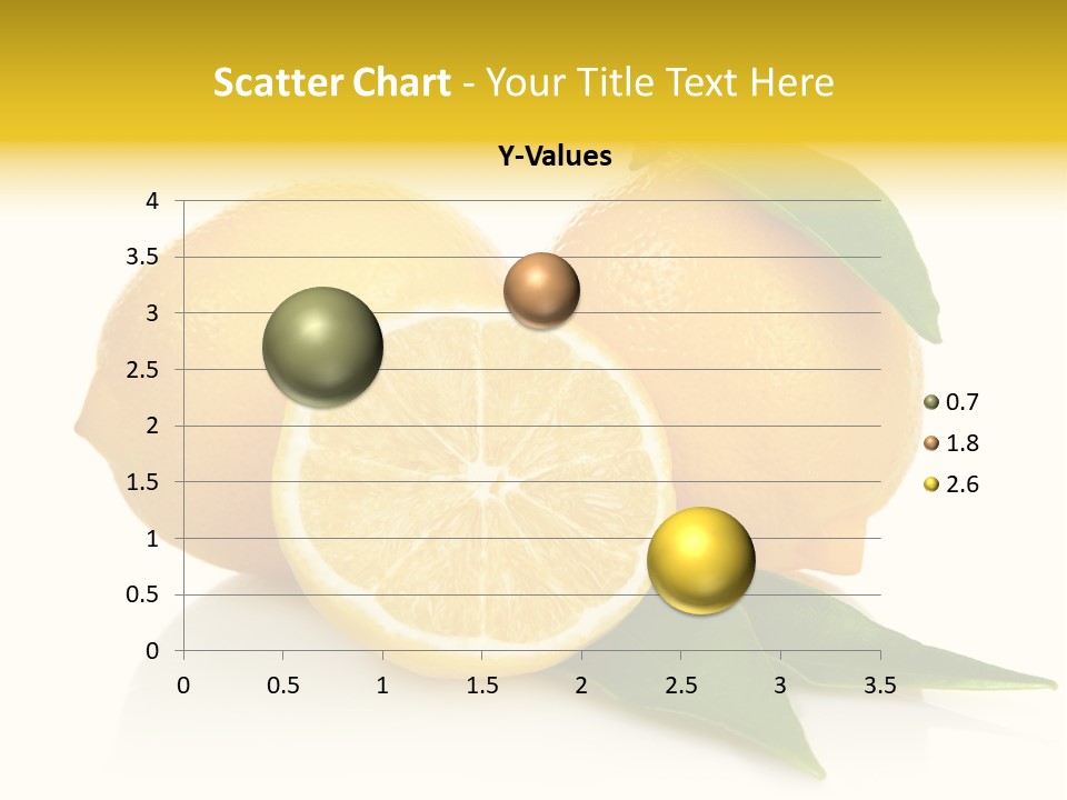 Lemon Ripe Fruit PowerPoint Template