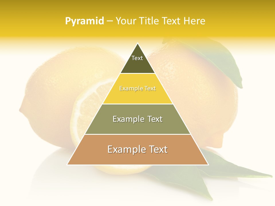 Lemon Ripe Fruit PowerPoint Template