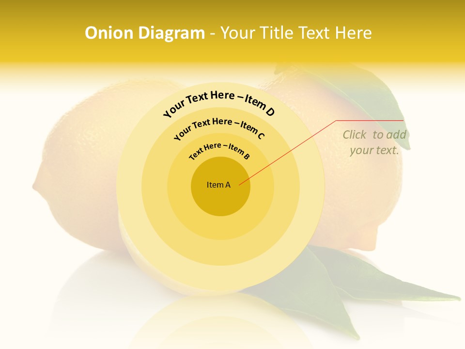 Lemon Ripe Fruit PowerPoint Template