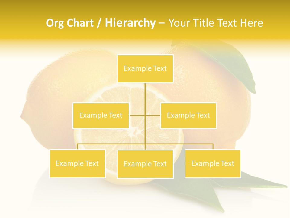 Lemon Ripe Fruit PowerPoint Template