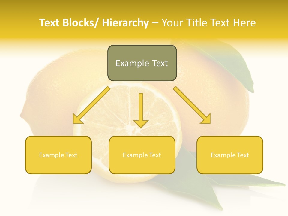 Lemon Ripe Fruit PowerPoint Template