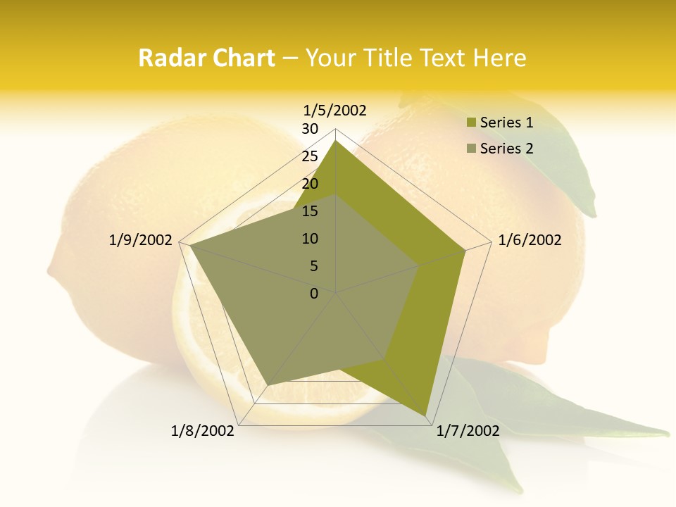 Lemon Ripe Fruit PowerPoint Template