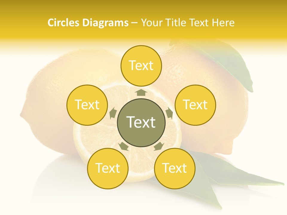 Lemon Ripe Fruit PowerPoint Template