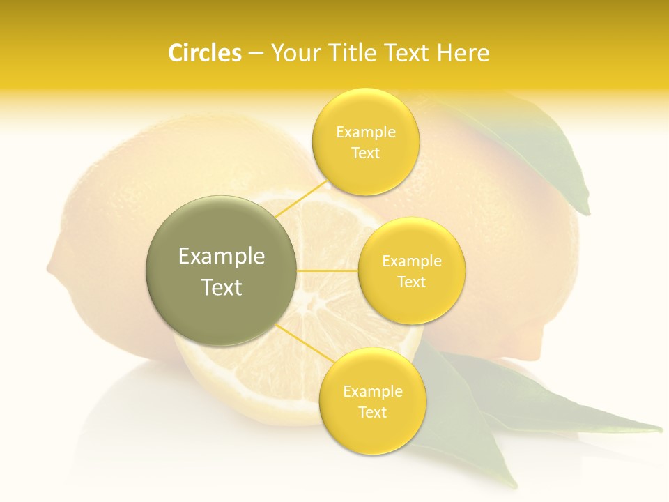 Lemon Ripe Fruit PowerPoint Template