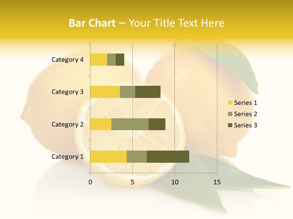 Lemon Ripe Fruit PowerPoint Template