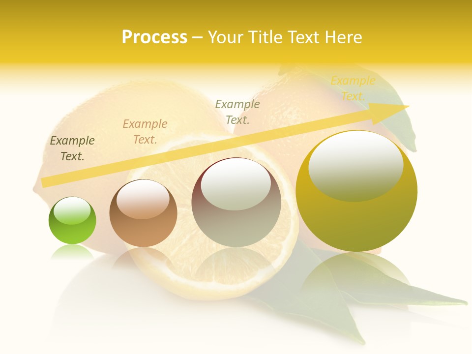 Lemon Ripe Fruit PowerPoint Template
