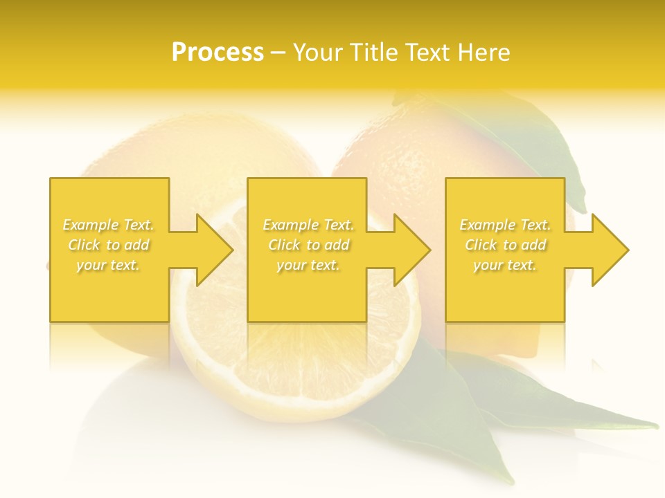Lemon Ripe Fruit PowerPoint Template