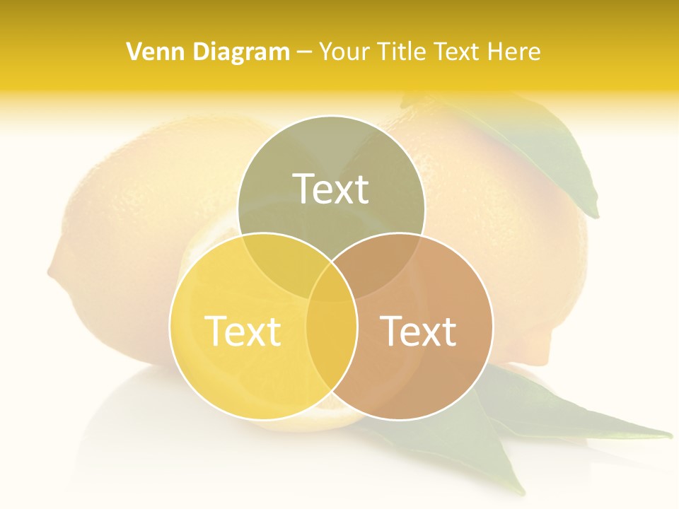 Lemon Ripe Fruit PowerPoint Template