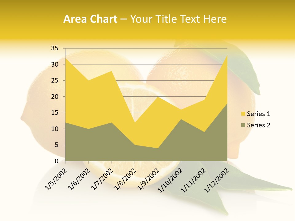 Lemon Ripe Fruit PowerPoint Template