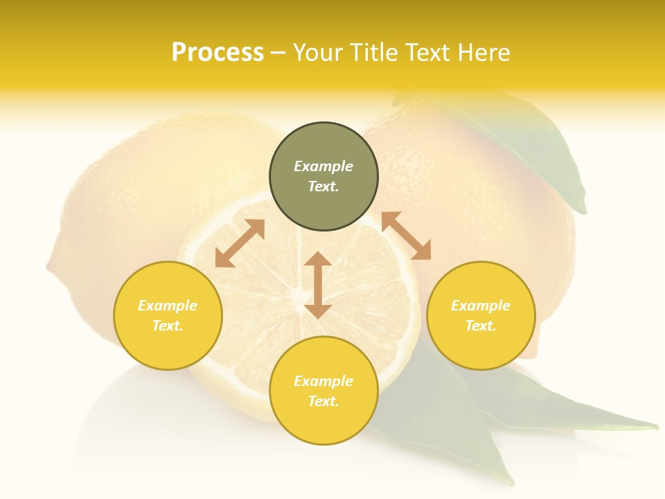 Lemon Ripe Fruit PowerPoint Template