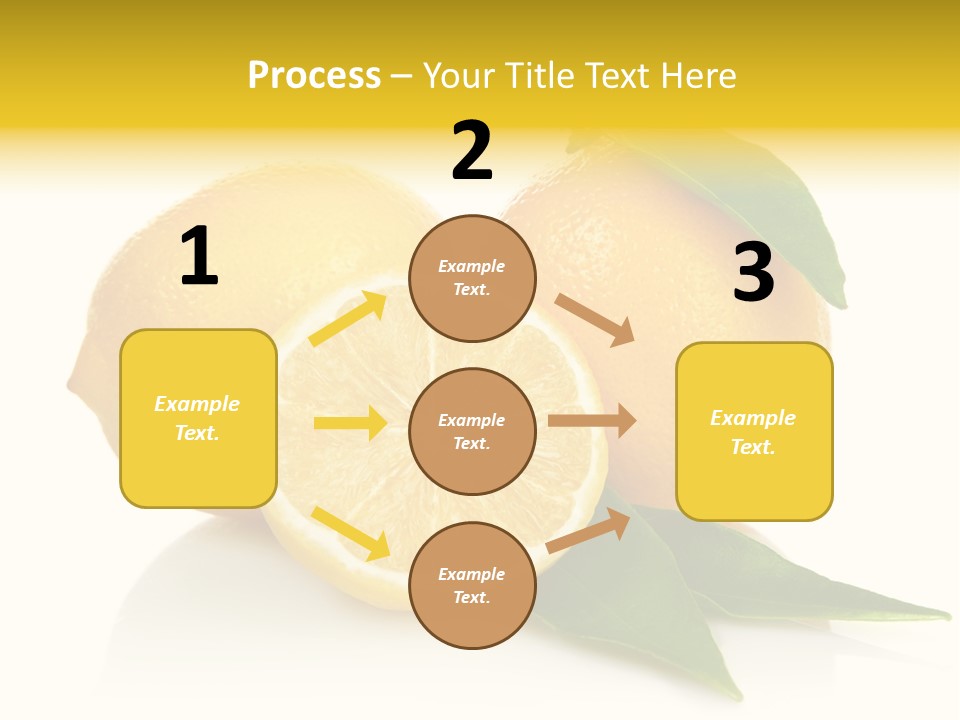 Lemon Ripe Fruit PowerPoint Template