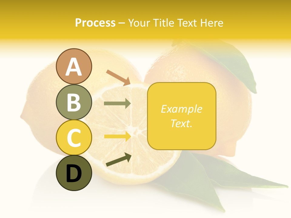 Lemon Ripe Fruit PowerPoint Template