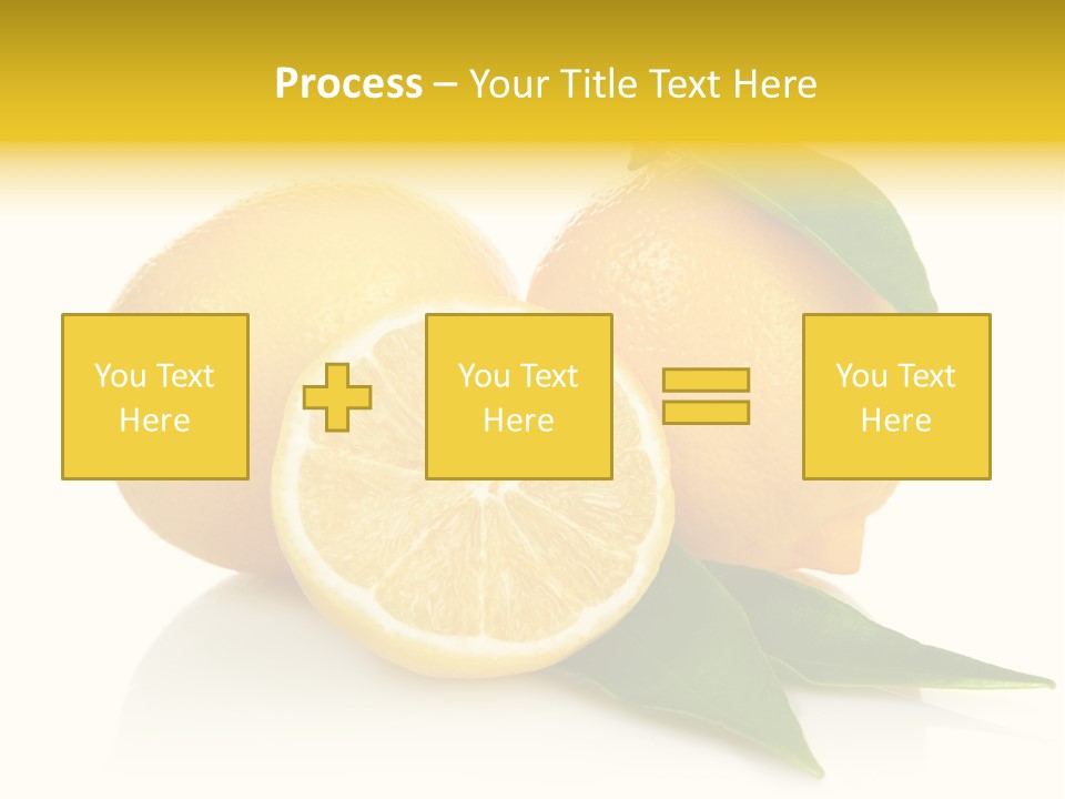 Lemon Ripe Fruit PowerPoint Template