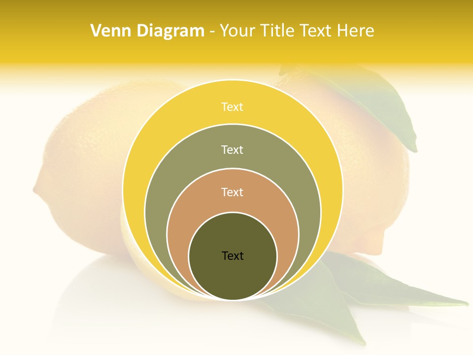 Lemon Ripe Fruit PowerPoint Template