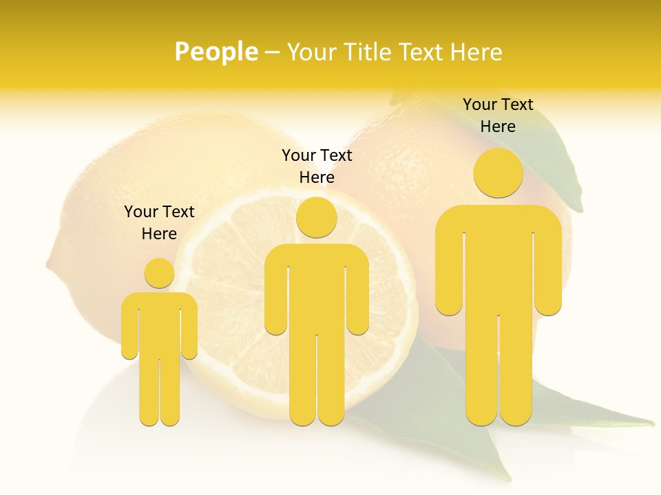 Lemon Ripe Fruit PowerPoint Template