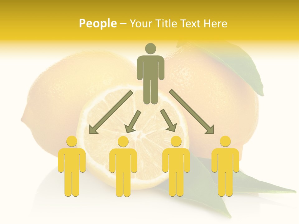 Lemon Ripe Fruit PowerPoint Template