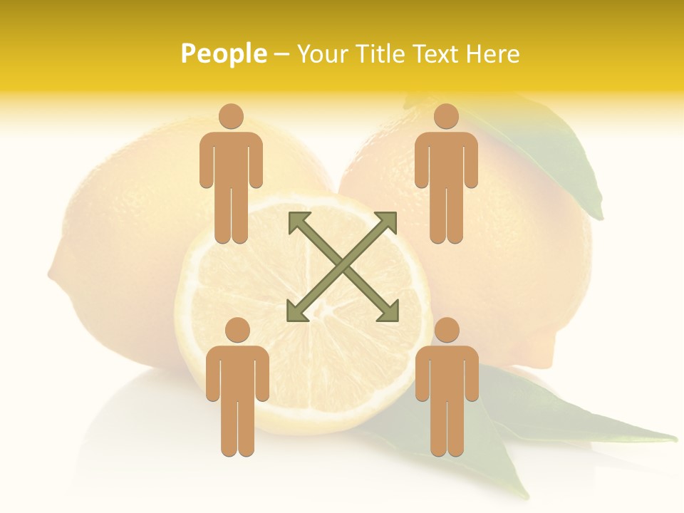 Lemon Ripe Fruit PowerPoint Template