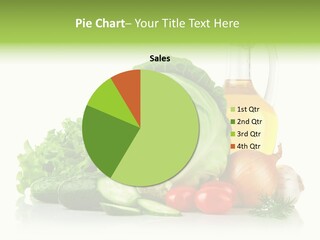 Background Cucumber Oil PowerPoint Template