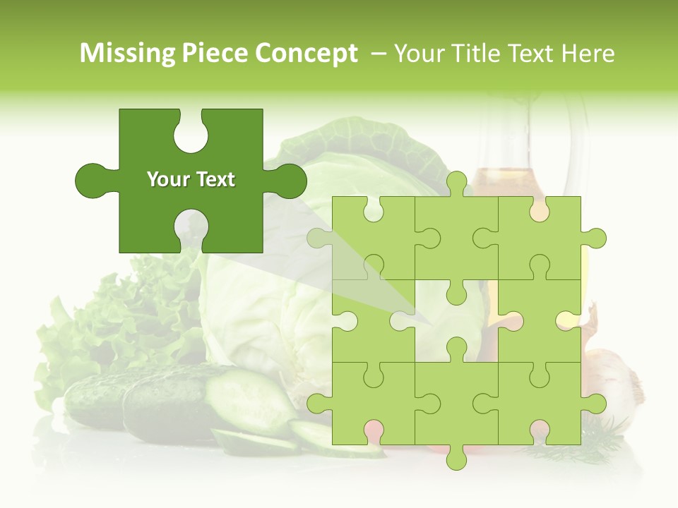 Background Cucumber Oil PowerPoint Template