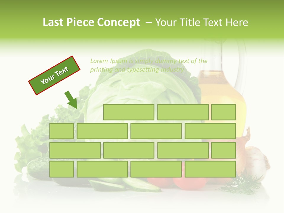 Background Cucumber Oil PowerPoint Template