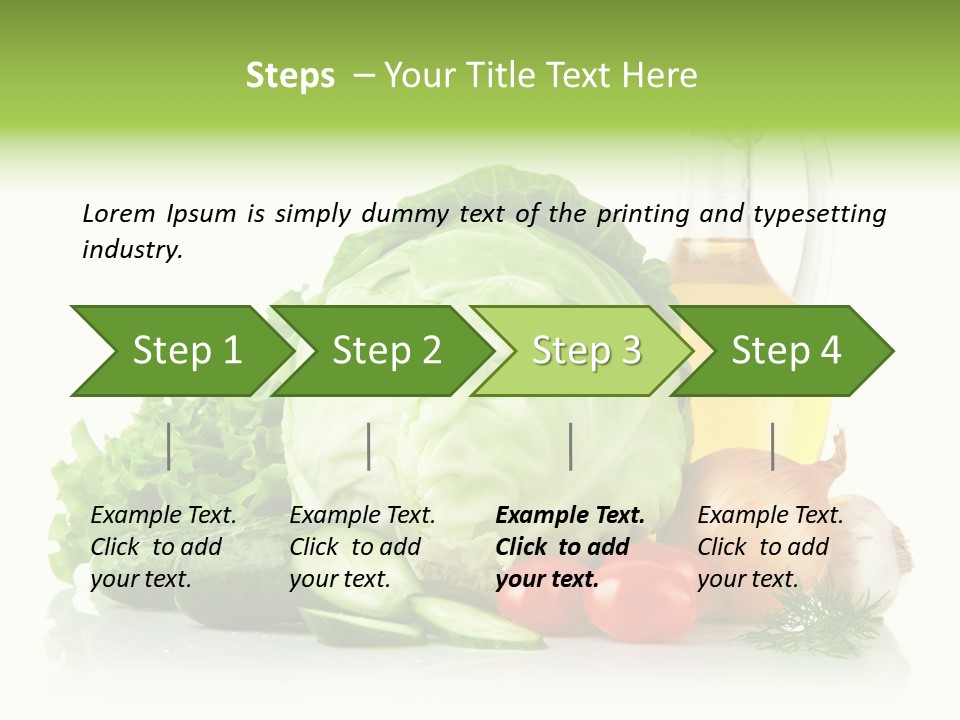Background Cucumber Oil PowerPoint Template