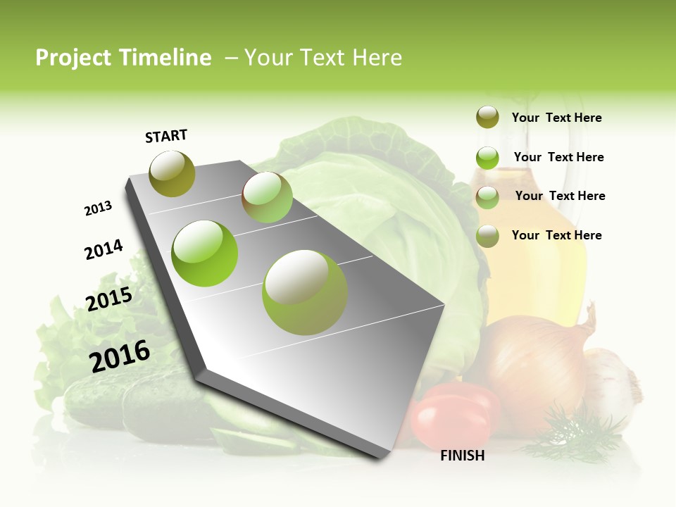 Background Cucumber Oil PowerPoint Template