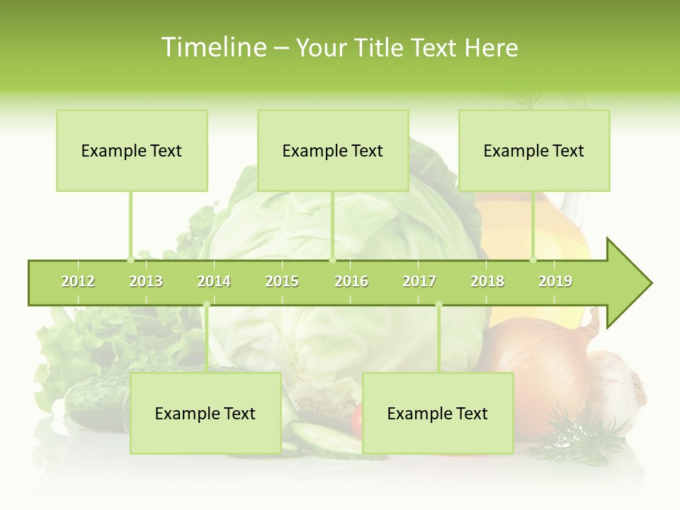 Background Cucumber Oil PowerPoint Template