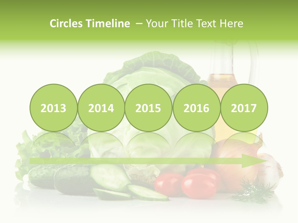 Background Cucumber Oil PowerPoint Template