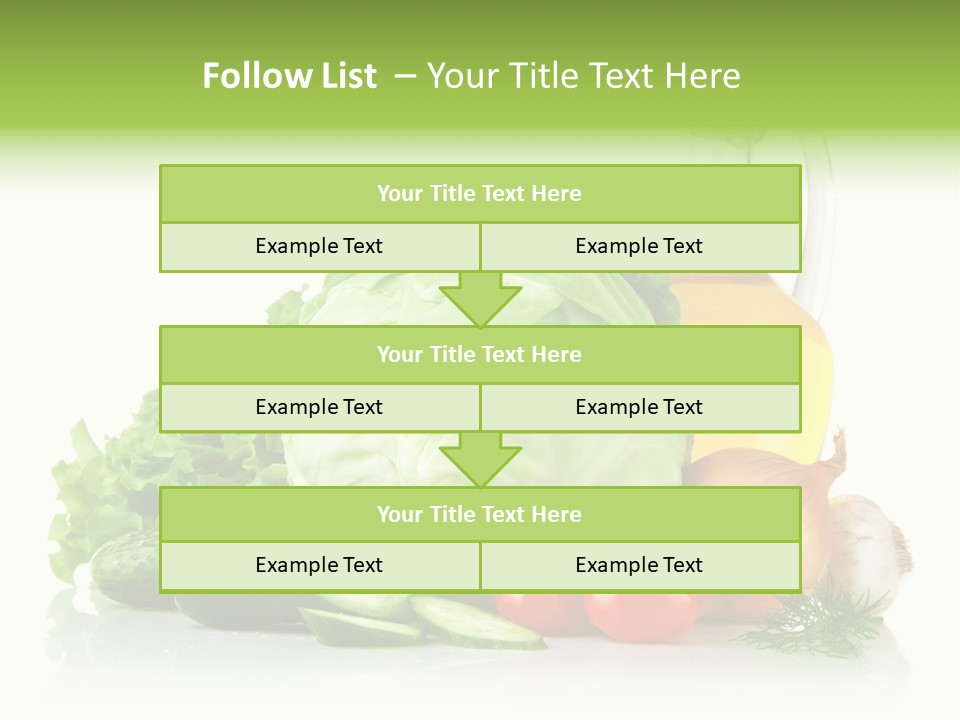 Background Cucumber Oil PowerPoint Template