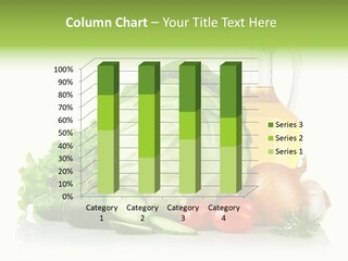 Background Cucumber Oil PowerPoint Template