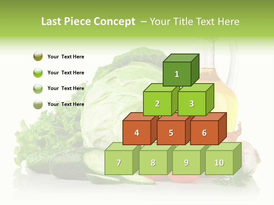 Background Cucumber Oil PowerPoint Template