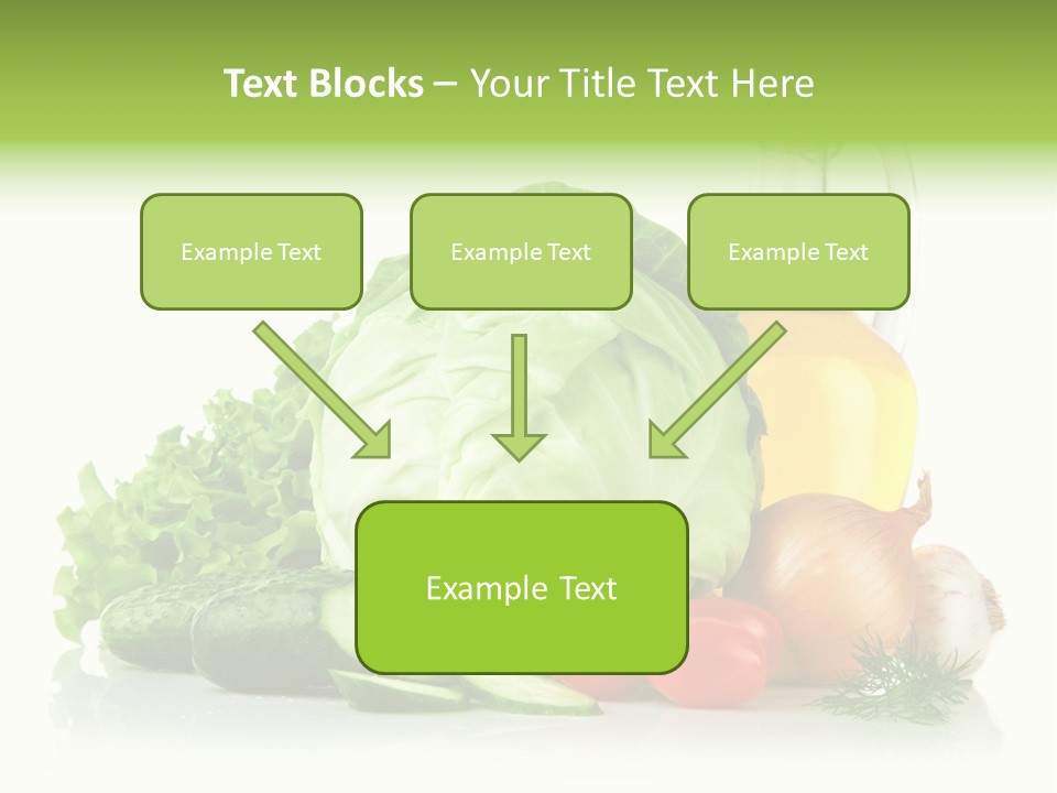 Background Cucumber Oil PowerPoint Template