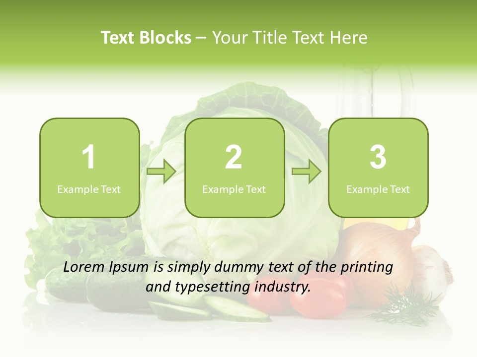 Background Cucumber Oil PowerPoint Template