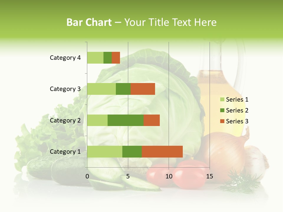 Background Cucumber Oil PowerPoint Template
