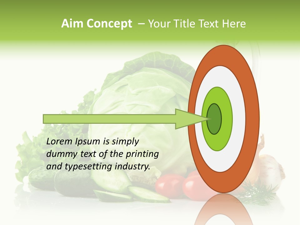 Background Cucumber Oil PowerPoint Template