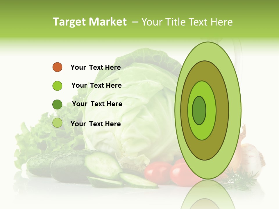 Background Cucumber Oil PowerPoint Template