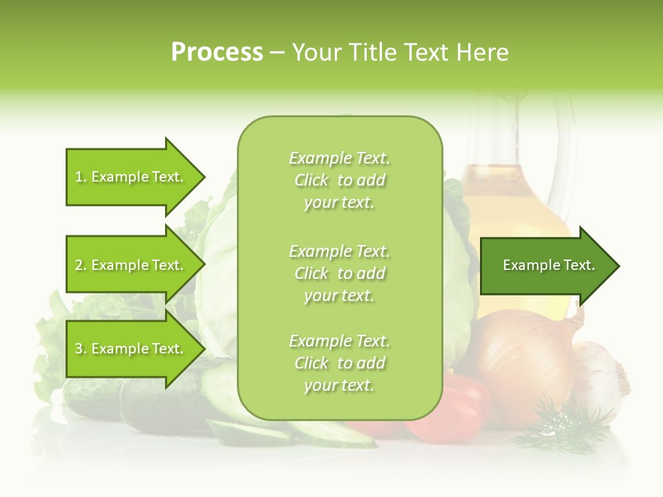 Background Cucumber Oil PowerPoint Template