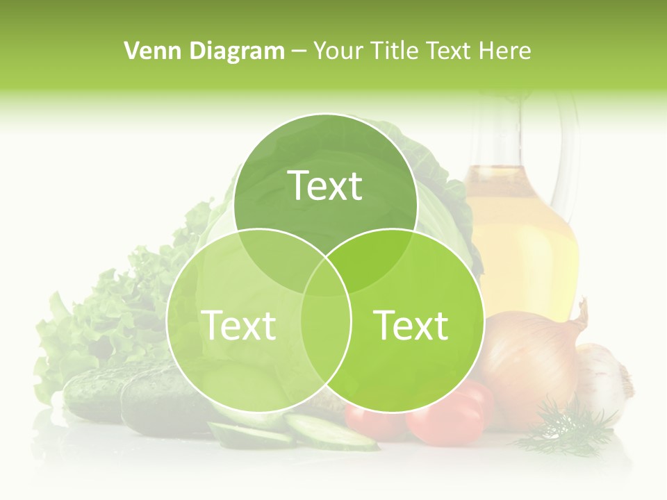 Background Cucumber Oil PowerPoint Template