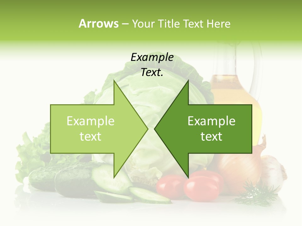 Background Cucumber Oil PowerPoint Template