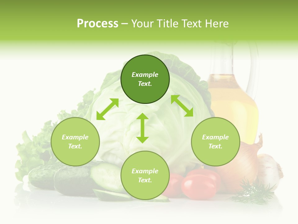 Background Cucumber Oil PowerPoint Template