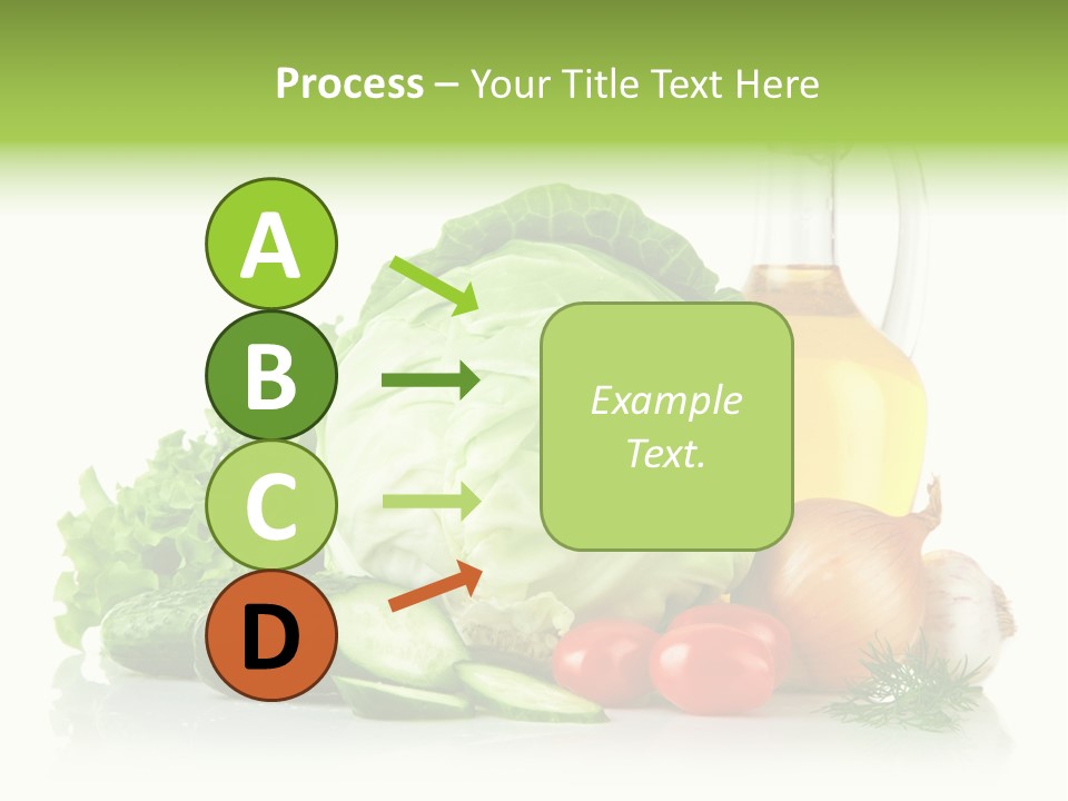 Background Cucumber Oil PowerPoint Template
