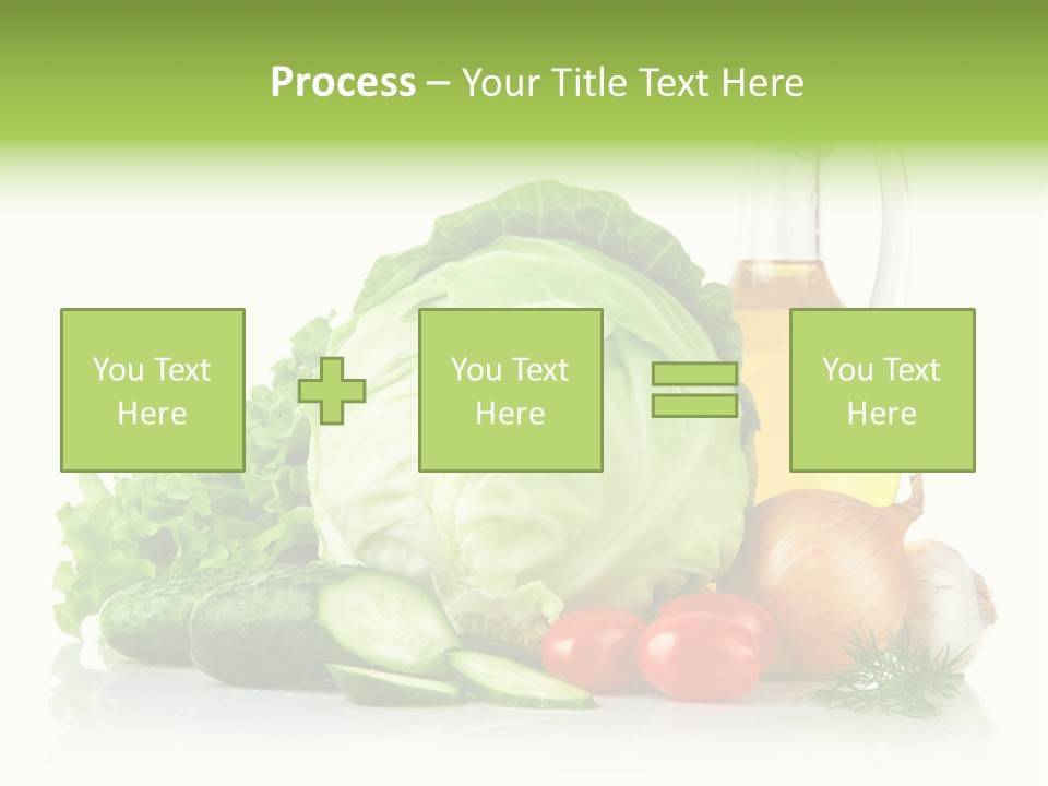 Background Cucumber Oil PowerPoint Template