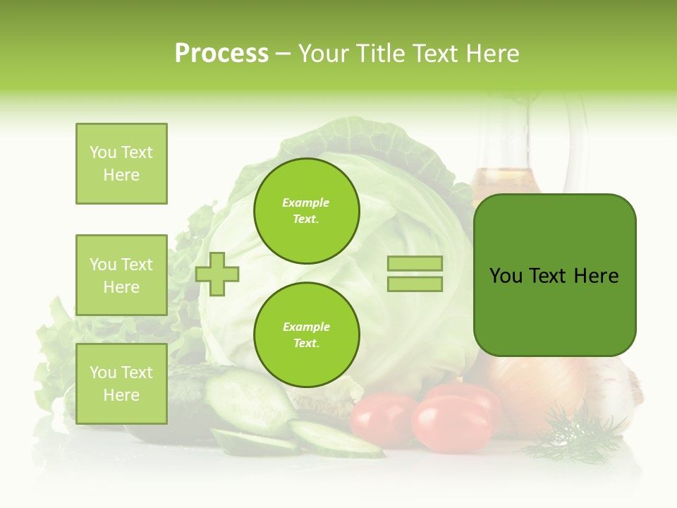 Background Cucumber Oil PowerPoint Template