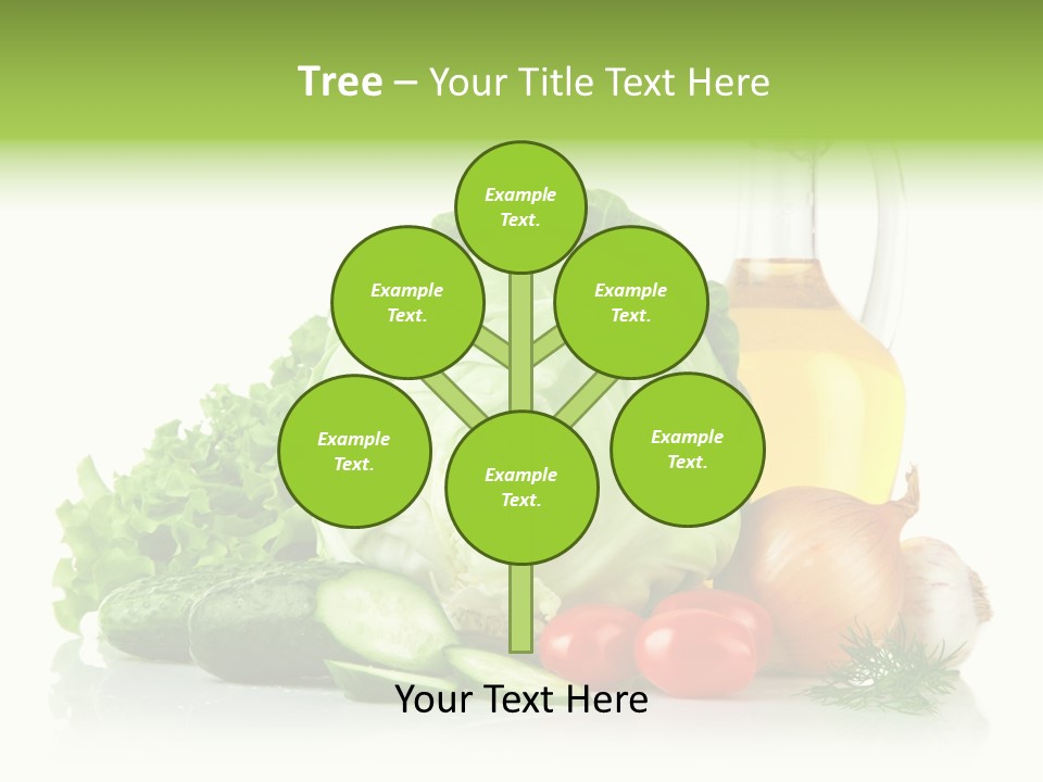 Background Cucumber Oil PowerPoint Template
