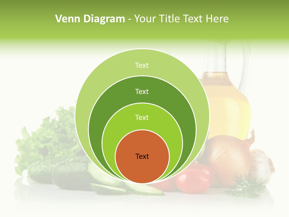 Background Cucumber Oil PowerPoint Template