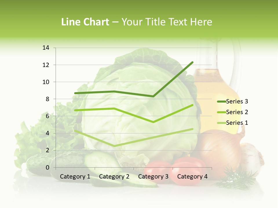Background Cucumber Oil PowerPoint Template