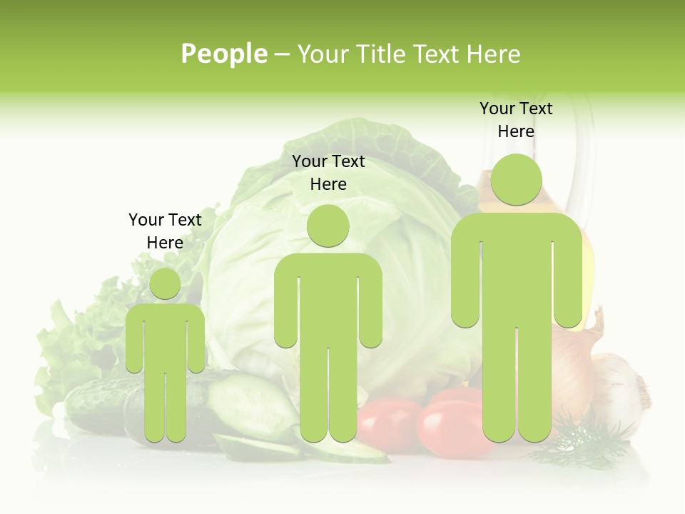 Background Cucumber Oil PowerPoint Template