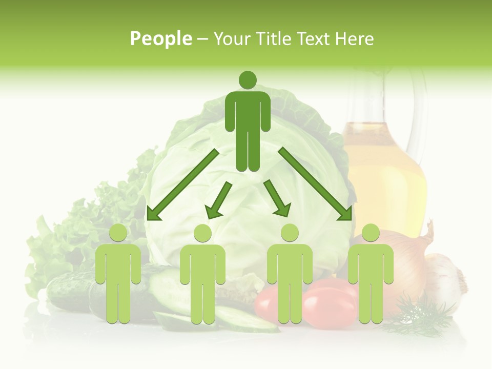 Background Cucumber Oil PowerPoint Template